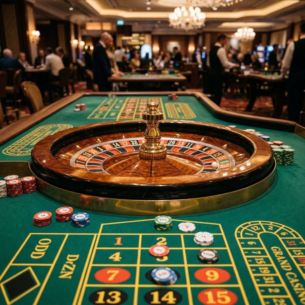 Playing roulette at an online casino